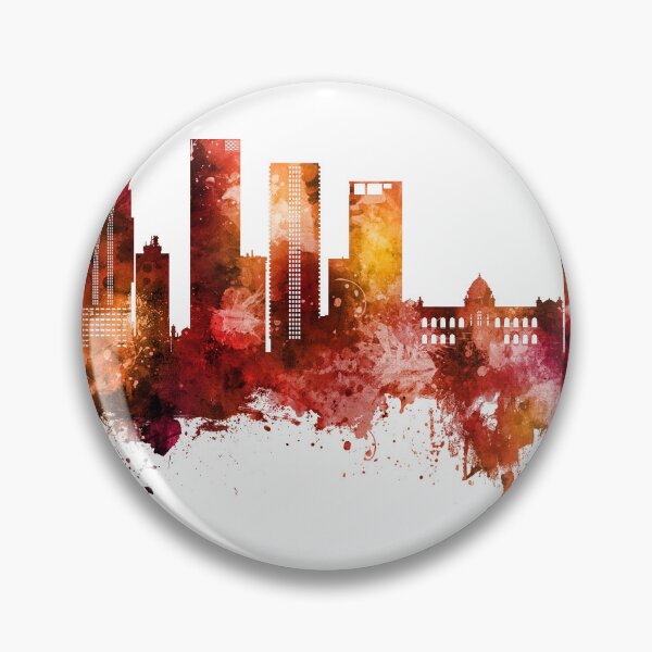 Item preview, Dhaka Bangladesh Skyline designed and sold by ArtPrints.