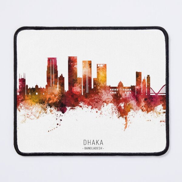 Item preview, Dhaka Bangladesh Skyline designed and sold by ArtPrints.