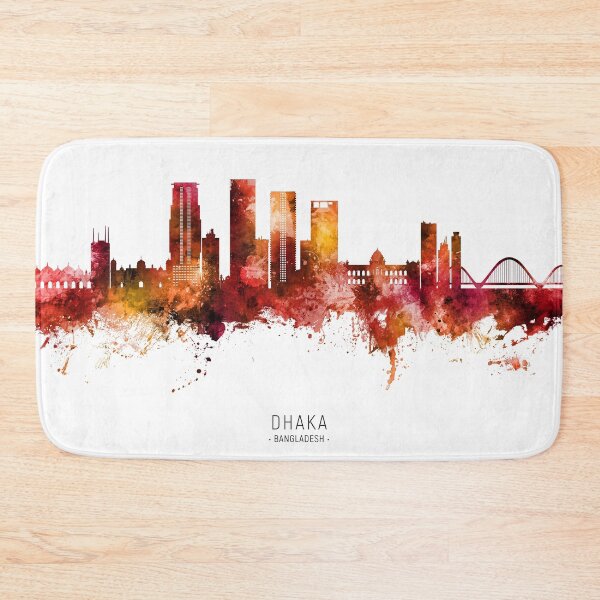 Item preview, Dhaka Bangladesh Skyline designed and sold by ArtPrints.