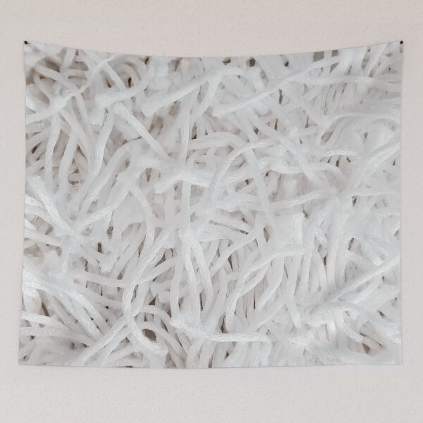 Item preview, White Shaggy Noodle | Contemporary Home Decor designed and sold by JillyJ05.