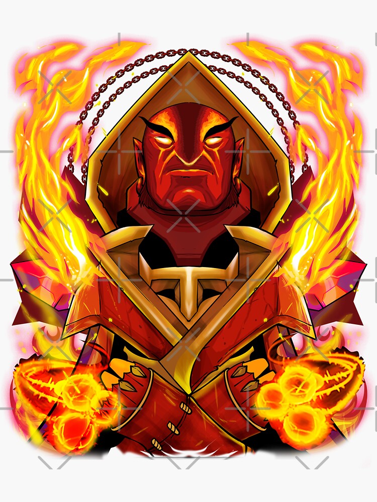 Thumbnail 3 of 3, Sticker, Ember Spirit designed and sold by chanong.