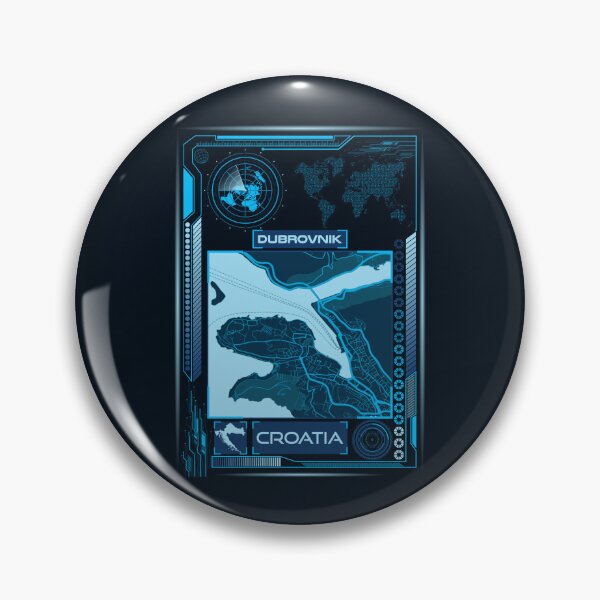Item preview, DUBROVNIK MAP CROATIA designed and sold by hatimelhag.