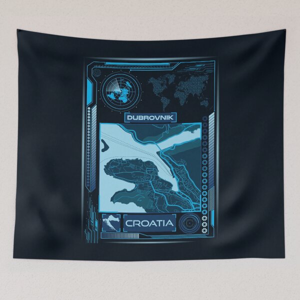 Item preview, DUBROVNIK MAP CROATIA designed and sold by hatimelhag.