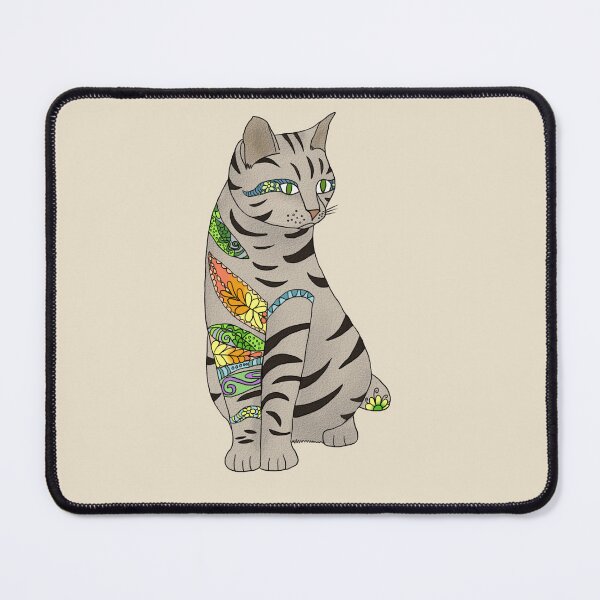 Item preview, tattoo cat designed and sold by Blumchen.