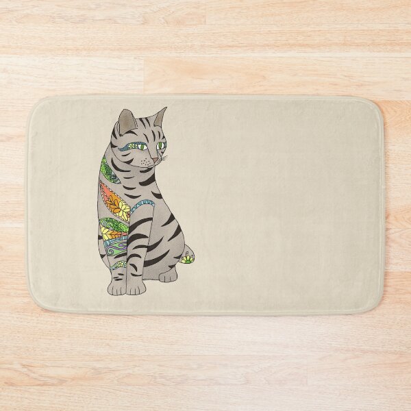 Item preview, tattoo cat designed and sold by Blumchen.