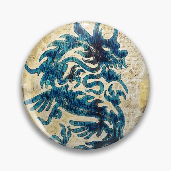 Artikelvorschau, Abstrakter Farbdruck blauer Drache entworfen und verkauft von artdragongift 15.