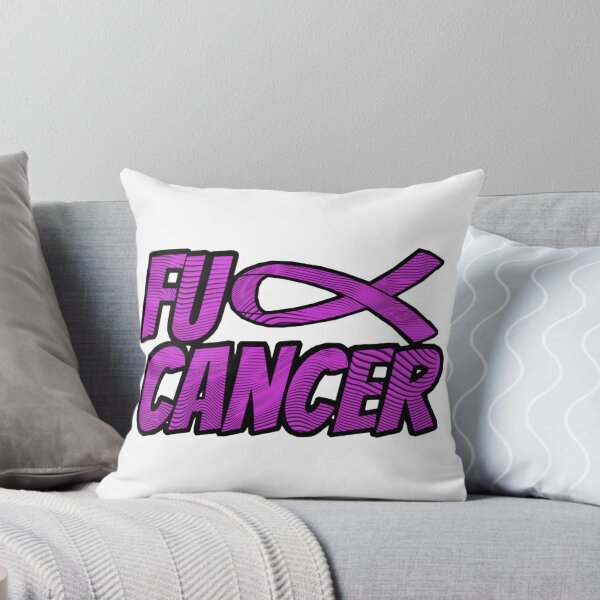Item preview, Pink F U Cancer Ribbon designed and sold by Tunnelsnakefool.