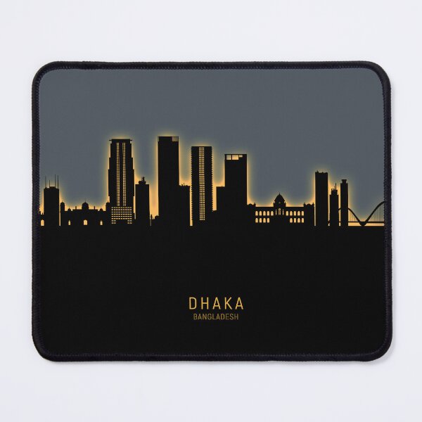 Item preview, Dhaka Bangladesh Skyline designed and sold by ArtPrints.