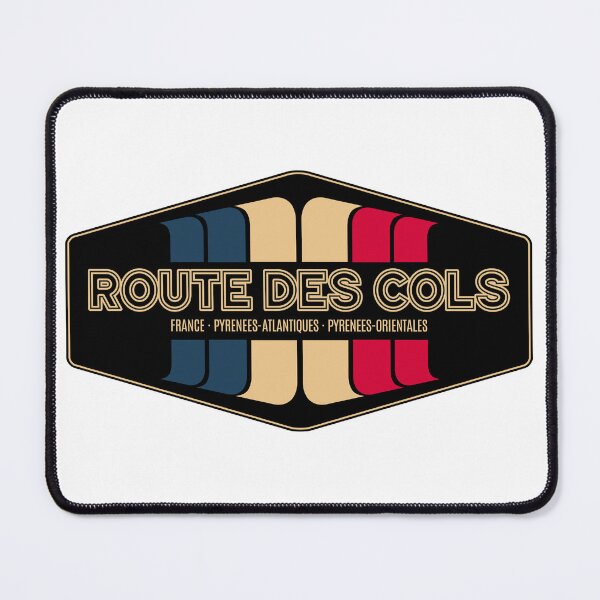 Item preview, Route des Cols Pyrénées France Retro Sticker Design 2022 designed and sold by ROADTROOPER.