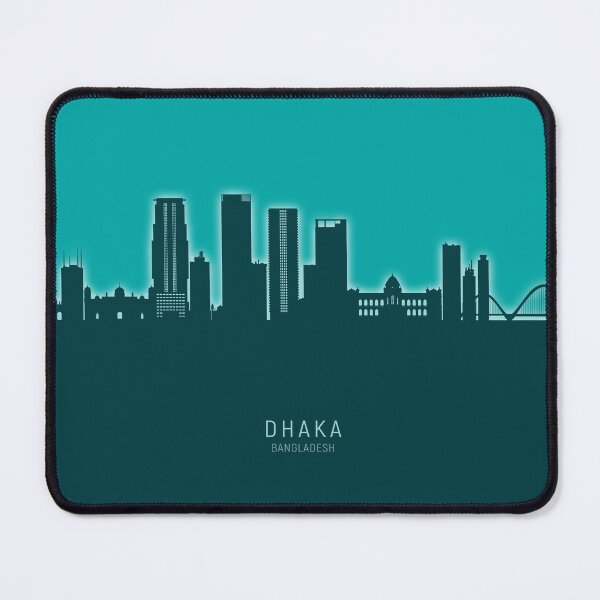 Item preview, Dhaka Bangladesh Skyline designed and sold by ArtPrints.