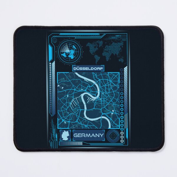 Item preview, DUSSELDORF MAP GERMANY designed and sold by hatimelhag.