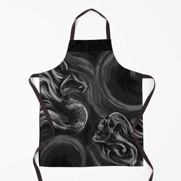 Item preview, Skull & Snake (b&w) designed and sold by FattoAMano.