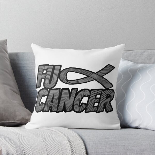 Item preview, Grey F U Cancer Ribbon designed and sold by Tunnelsnakefool.