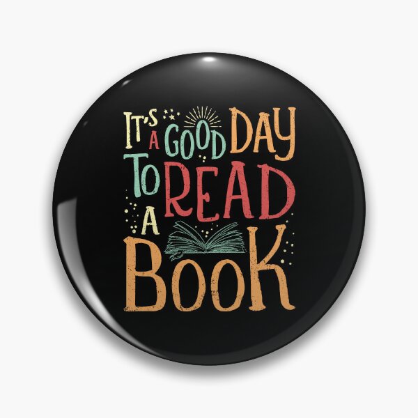 Item preview, It's A Good Day To Read A Book, Handwritten Grunge Retro Style Vintage Colors designed and sold by trendyshopy.