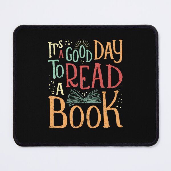 Item preview, It's A Good Day To Read A Book, Handwritten Grunge Retro Style Vintage Colors designed and sold by trendyshopy.