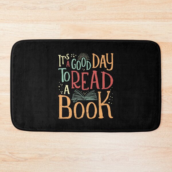 Item preview, It's A Good Day To Read A Book, Handwritten Grunge Retro Style Vintage Colors designed and sold by trendyshopy.