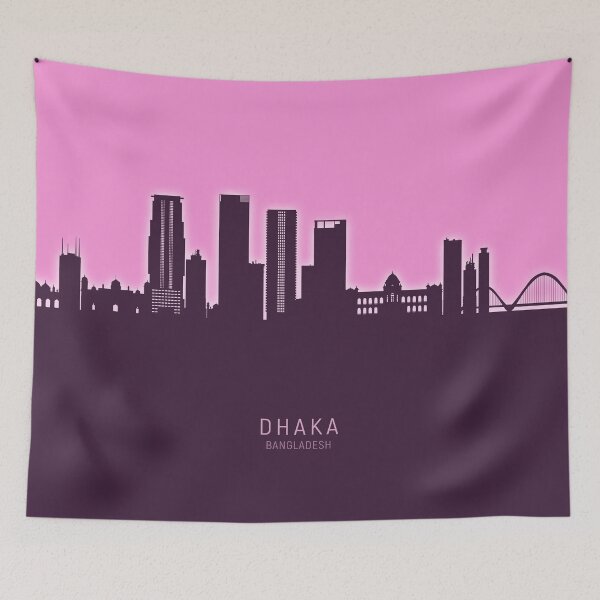 Item preview, Dhaka Bangladesh Skyline designed and sold by ArtPrints.