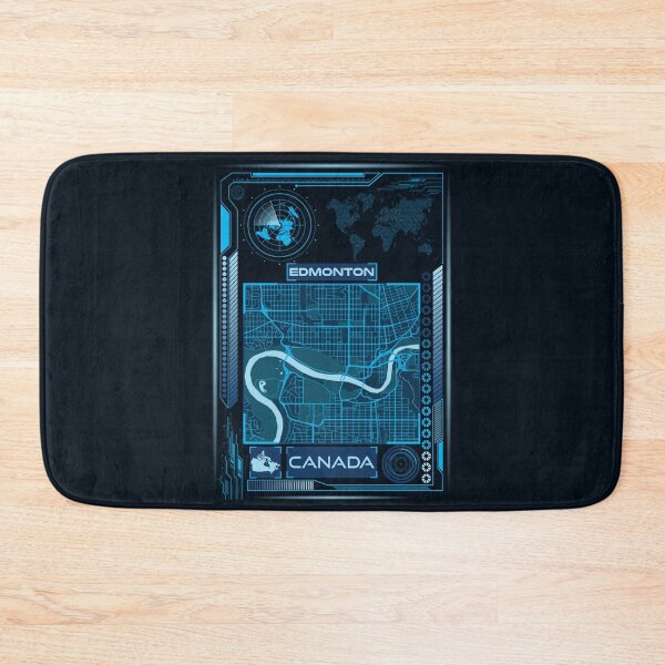 Item preview, EDMONTON MAP CANADA designed and sold by hatimelhag.