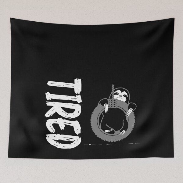 Item preview, Tired Shirt Sleep Shirt Women designed and sold by Ammersee Designs.