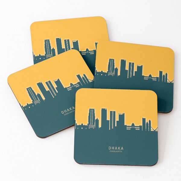 Item preview, Dhaka Bangladesh Skyline designed and sold by ArtPrints.