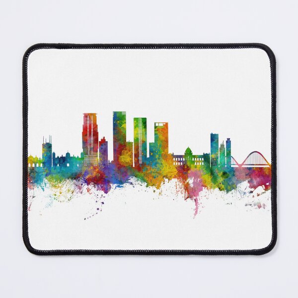 Item preview, Dhaka Bangladesh Skyline designed and sold by ArtPrints.