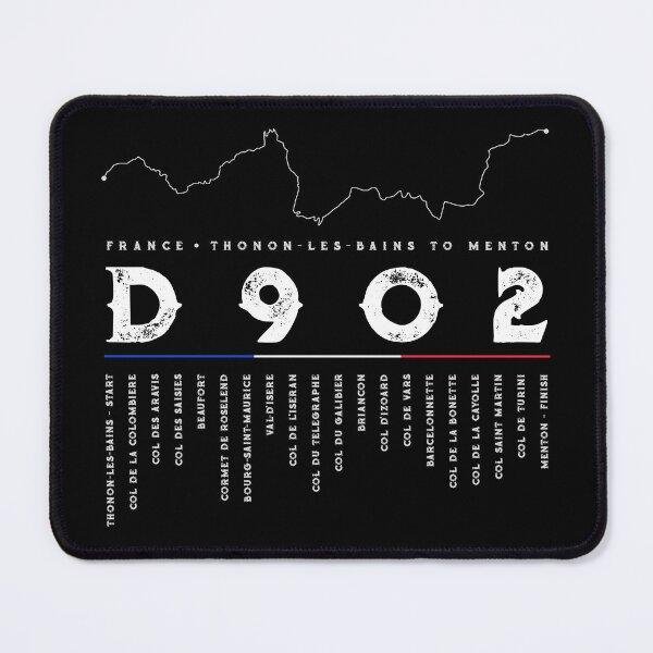 Item preview, D902 Route des Alpes Map 2022 Design designed and sold by ROADTROOPER.