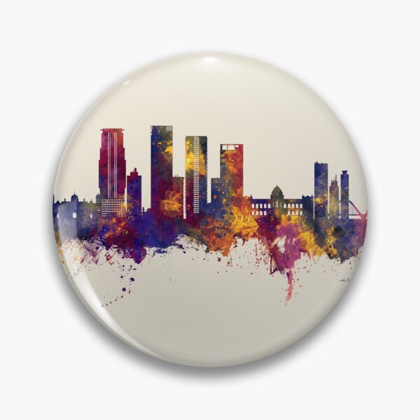 Item preview, Dhaka Bangladesh Skyline designed and sold by ArtPrints.