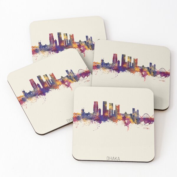 Item preview, Dhaka Bangladesh Skyline designed and sold by ArtPrints.