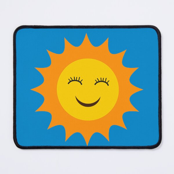 Item preview, Happy smiling cartoon sun  designed and sold by Yasminepatterns .