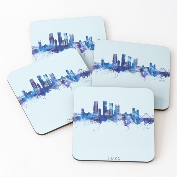 Item preview, Dhaka Bangladesh Skyline designed and sold by ArtPrints.