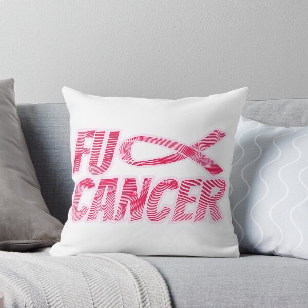 Item preview,  Pink F U Cancer Ribbon 2 designed and sold by Tunnelsnakefool.
