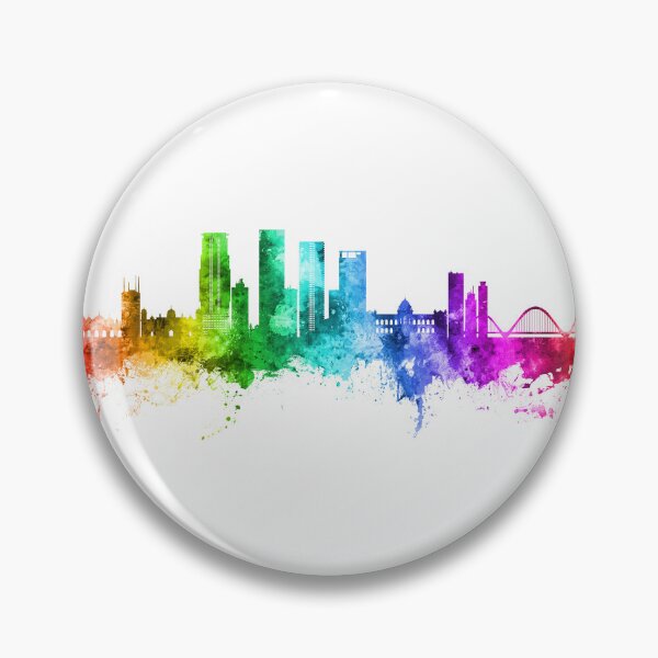 Item preview, Dhaka Bangladesh Skyline designed and sold by ArtPrints.