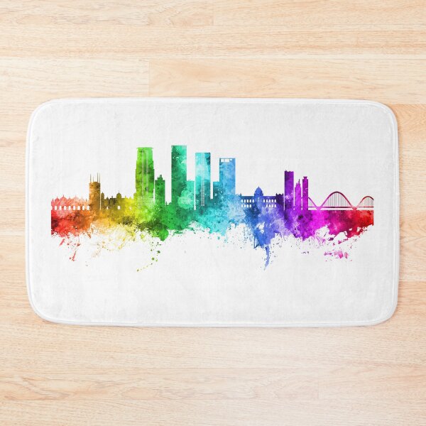 Item preview, Dhaka Bangladesh Skyline designed and sold by ArtPrints.