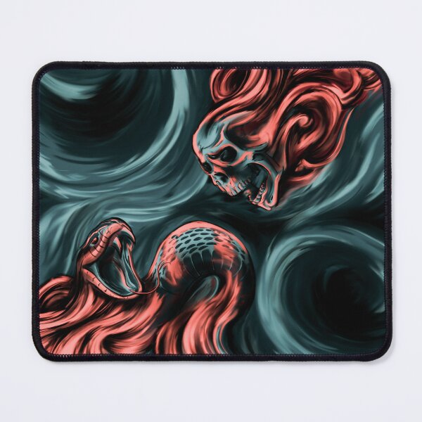 Item preview, Skull & Snake (emerald) designed and sold by FattoAMano.