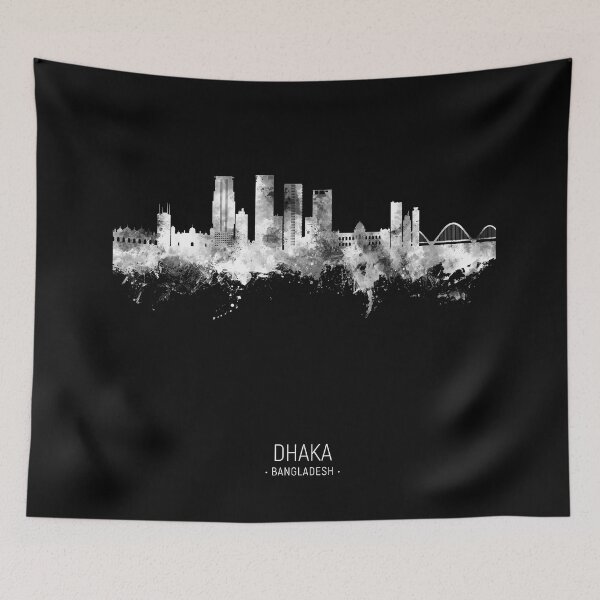 Item preview, Dhaka Bangladesh Skyline designed and sold by ArtPrints.