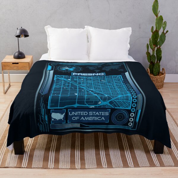Item preview, FRESNO MAP USA designed and sold by hatimelhag.