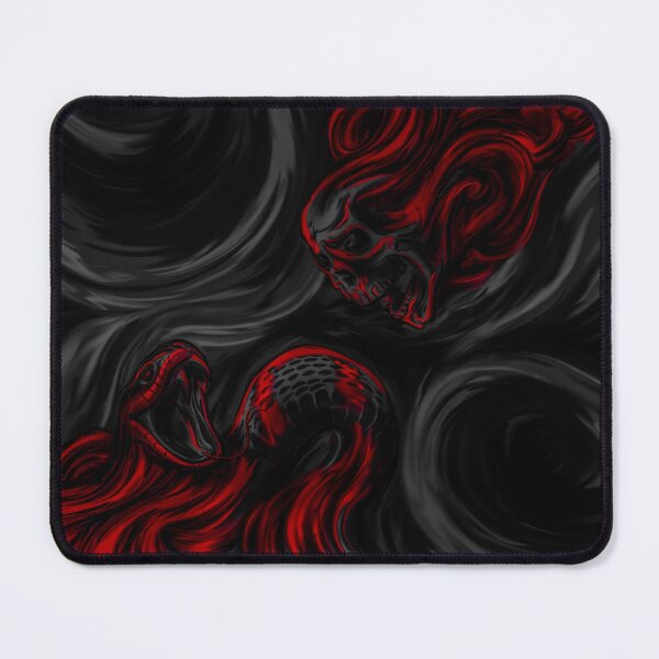Item preview, Skull & Snake (dark red) designed and sold by FattoAMano.