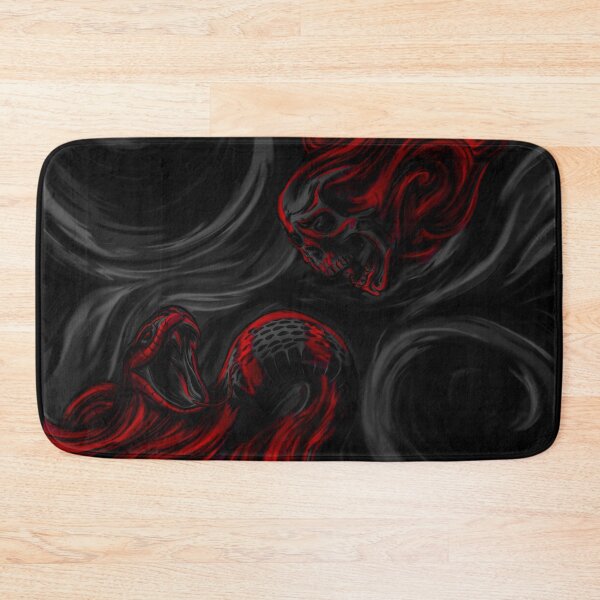 Item preview, Skull & Snake (dark red) designed and sold by FattoAMano.