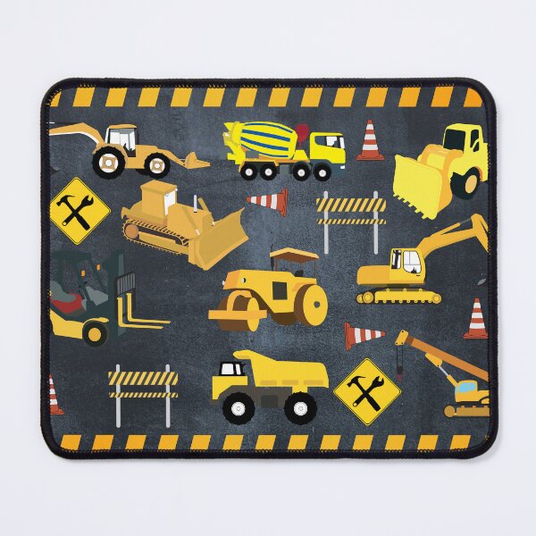 Item preview, Construction Trucks Heavy Machinery Kids Boy designed and sold by idovedesign.