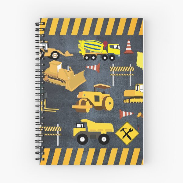 Item preview, Construction Trucks Heavy Machinery Kids Boy designed and sold by idovedesign.