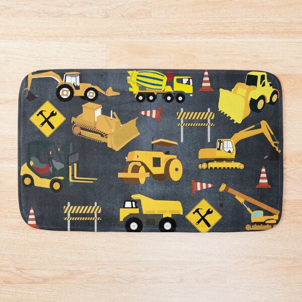 Item preview, Construction Trucks Heavy Machinery Kids Boy designed and sold by idovedesign.