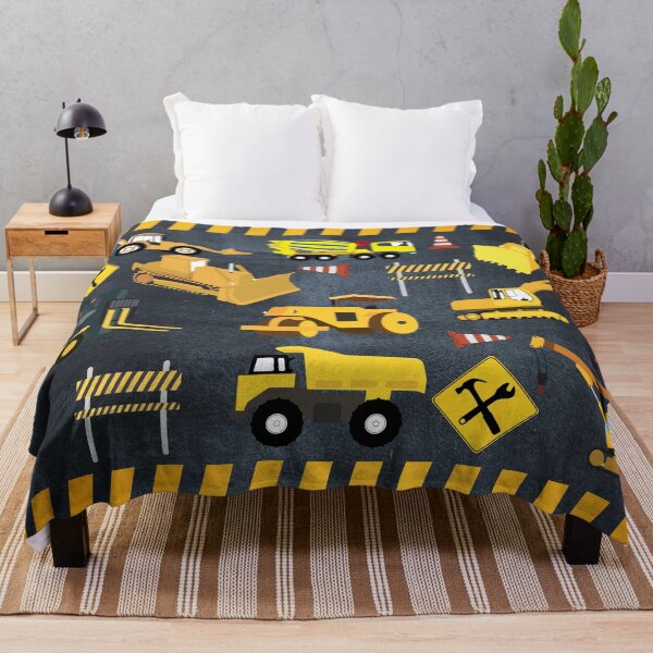 Item preview, Construction Trucks Heavy Machinery Kids Boy designed and sold by idovedesign.