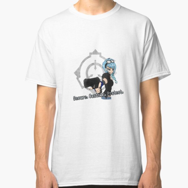 SCP Agent "Angel": Secure. Contain. Protect. Classic T-Shirt