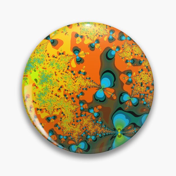 Item preview, Fractal Pools of Colour | Bright Sunrise Shades | Geometric Artistry | Swirling Fractals designed and sold by JillyJ05.