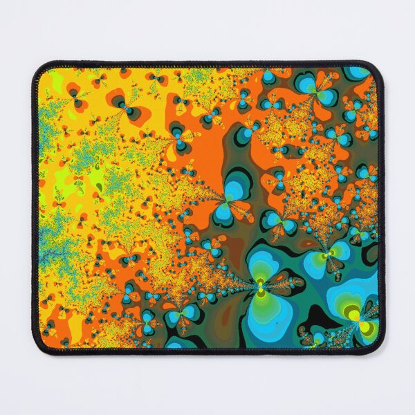 Item preview, Fractal Pools of Colour | Bright Sunrise Shades | Geometric Artistry | Swirling Fractals designed and sold by JillyJ05.
