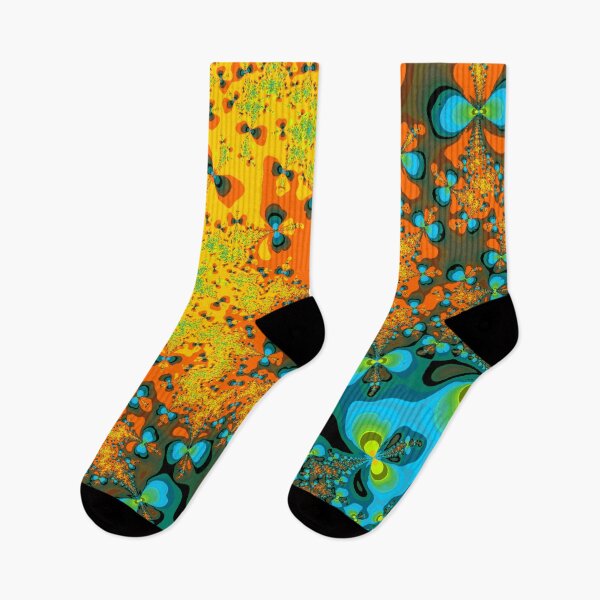 Item preview, Fractal Pools of Colour | Bright Sunrise Shades | Geometric Artistry | Swirling Fractals designed and sold by JillyJ05.