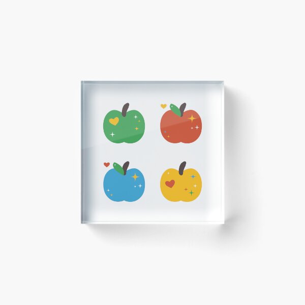 Item preview, Cute Colorful Magical Apples designed and sold by Apple-and-Cat.