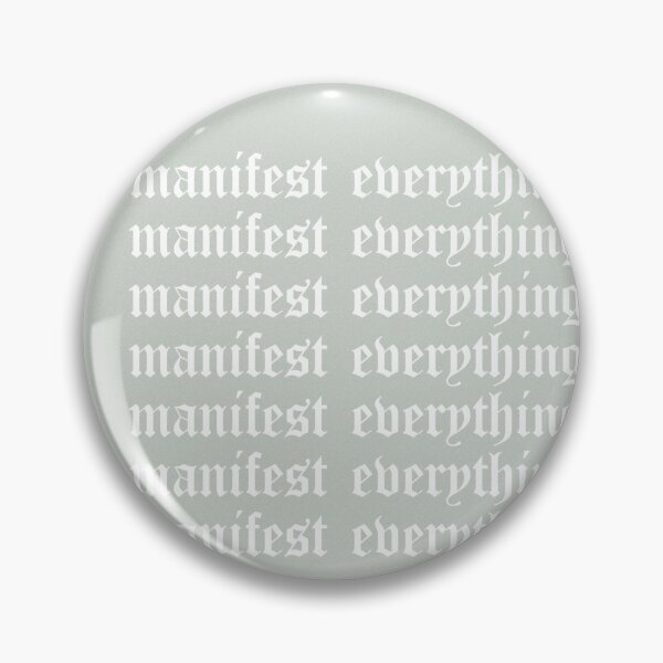 Item preview, Manifest Everything Text designed and sold by GRETKA.