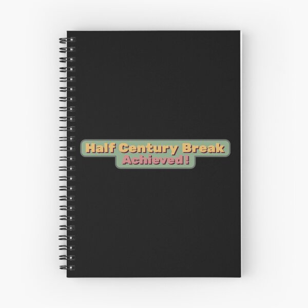 Item preview, Half Century Break Achieved Sticker designed and sold by Cue-.