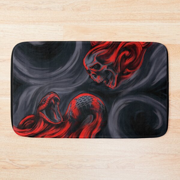 Item preview, Skull & Snake (red) designed and sold by FattoAMano.